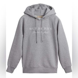 Burberry Krayford Embroidered Cotton Blend Hoodie Women’s Medium